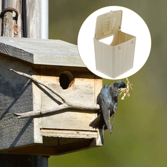 HOOWIFFY 2Pcs Pet Cage Hanging Bird Incubation Box Plastic Suitable for Sparrows and Lovebirds