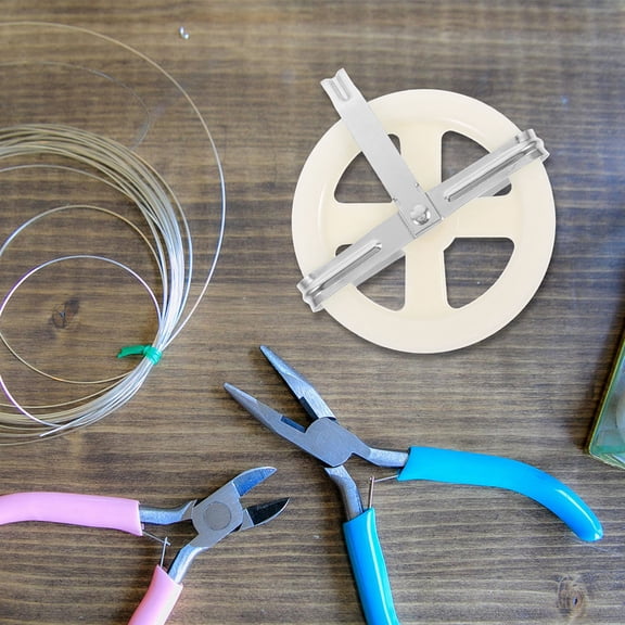 HOOWIFFY 2-Pack Plastic Clothesline Pulley Wheels for Outdoor Laundry Drying Wire Rope System and Easy to Install