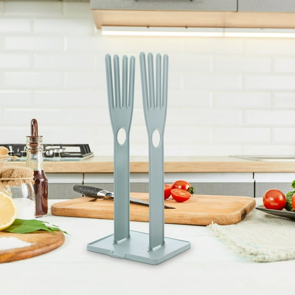 HOOWIFFY Kitchen Glove Rack with ABS Detachable Design, Assorted Colors, Utensil Holder for Kitchen Organization