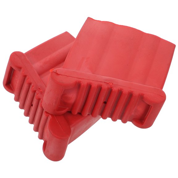 HOOWIFFY 2Pcs Red Ladder Feet Cushion Nonslip Rubber Feet Replacement for Metal Step Ladder