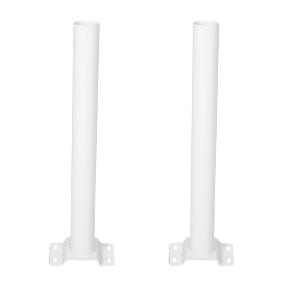 HOOWIFFY 2Pcs Solar Light Pole Mount Brackets Steel Outdoor Lamp Post Accessories for Urban and Rural Road Lighting