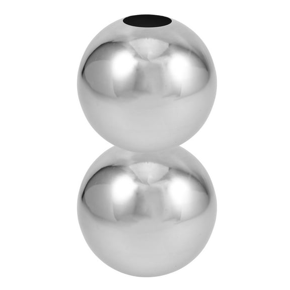 HOOWIFFY Mirror Polished Stainless Steel Sphere Garden Ornament Weather Resistant Decorative Outdoor Yard Art Easy Installation