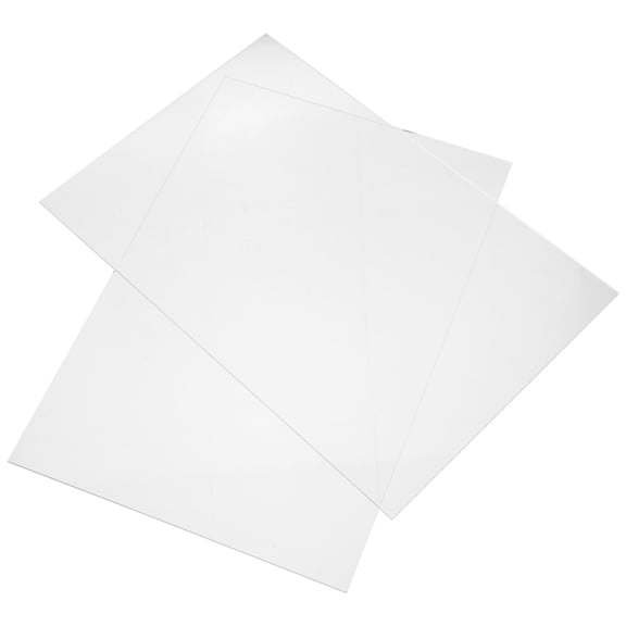 HOOWIFFY 2Pcs Transparent Acrylic Boards for Display Cases Shatter Resistant and Easy to Cut