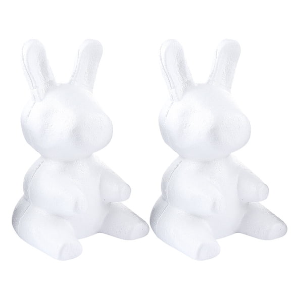 HOOWIFFY 2-Pack White Polystyrene Craft Molds for Flower Making, Art Projects, Home Decoration and Craft Supplies
