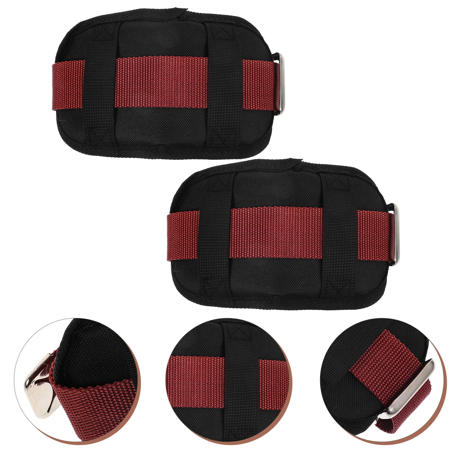 Drywall Stilt Replacement Parts - 2 Pack Adjustable Leg Straps With Protective Pads