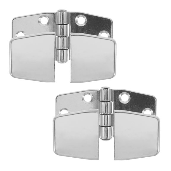 HOOWIFFY Heavy Duty Marine Hinges Stainless Steel Boat Hatch Durable 2Sets