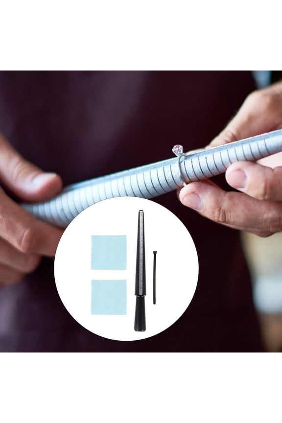 2Sets Ring Gauge Sizer Us Size Ring Measuring Belt Durable Portable Measuring Tool