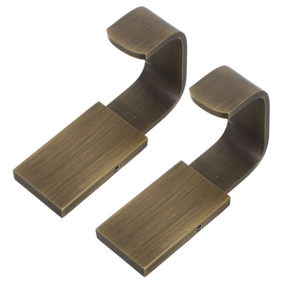 HOOWIFFY 2pcs Brass Hooks For Hanging In Farmhouse Style Wall Hooks For Kitchen