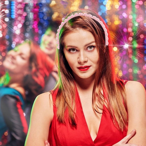 HOOWIFFY 2Pcs Assorted Color Skincare Headbands with Special Texture Stretchy and Comfortable