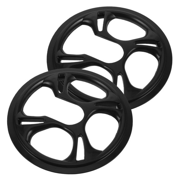 HOOWIFFY Chainring Guard 42 Teeth Black Plastic Replacement 2 Pieces Bike Chain Protector