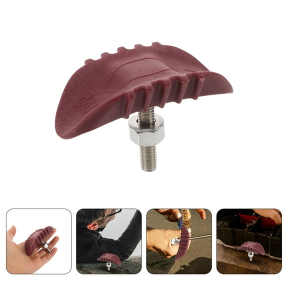 HOOWIFFY 2-Pack Motorcycle Tire Dark Red Inner Clamp for Off-Road Wheel Security and Anti-Theft