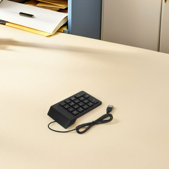 HOOWIFFY 2Pcs USB Numeric Keypad for Laptop Computer Financial Use