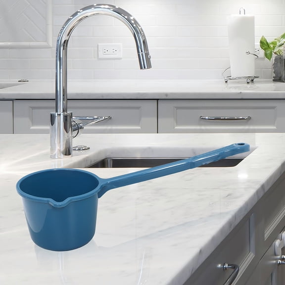 HOOWIFFY Bath Scoop Assorted Color 2Pcs Washing Spoon Long Handle For Water Scooping