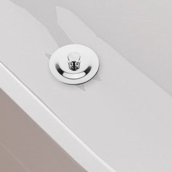 HOOWIFFY 2pcs Shower Drain Plug Stainless Steel Ensure Smooth Drainage Homeowners Bathroom Use