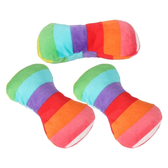 HOOWIFFY 3 Pcs Dog Bones For Plush Design Cleaning For Pets