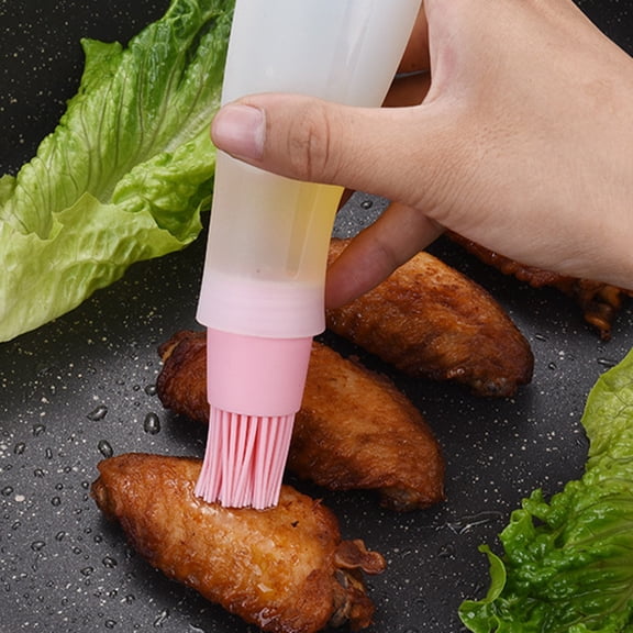 HOOWIFFY 3-Piece Silicone Pastry Oil Brush Set for Baking, BBQ, Grilling, Easy to Clean Kitchen Cooking Tools