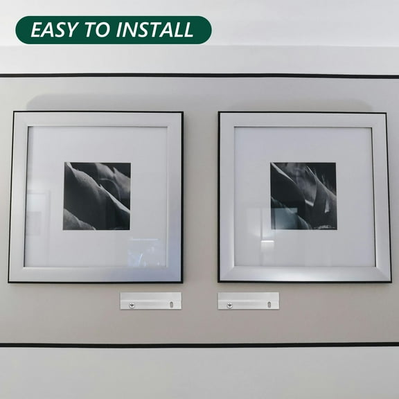 HOOWIFFY Metal French Cleat Wall Hangers Z-Shape Heavy Duty 3 Set for Secure Mounting