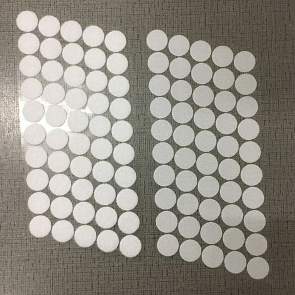 HOOWIFFY General Users Self Adhesive Dots Dacron Black 300Pairs 600pcs