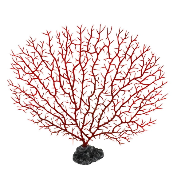 HOOWIFFY 3Pcs Artificial Coral Tree Branch Aquarium Decor Assorted Color Easy to Clean
