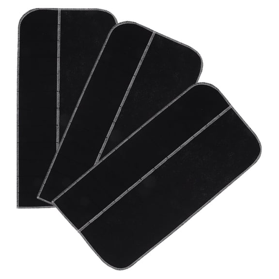 HOOWIFFY 3Pcs Fork and Spoon Organizer Black Silverware Protector for Kitchen Use