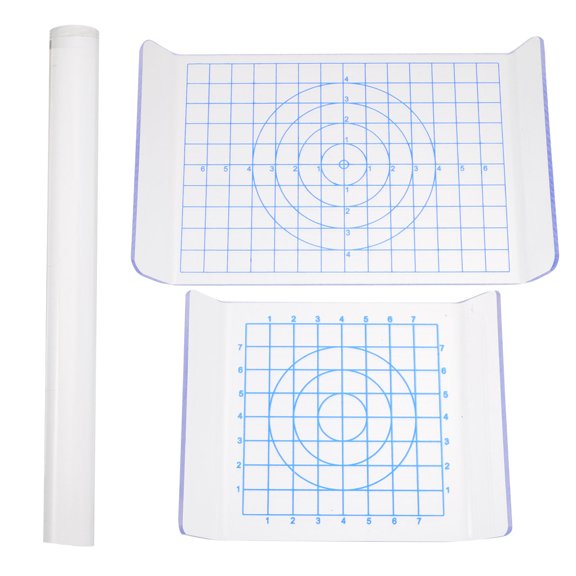 HOOWIFFY 3Pcs Blue Acrylic Backing Boards for Handmade Clay Sculpture and Polymer Clay Crafting