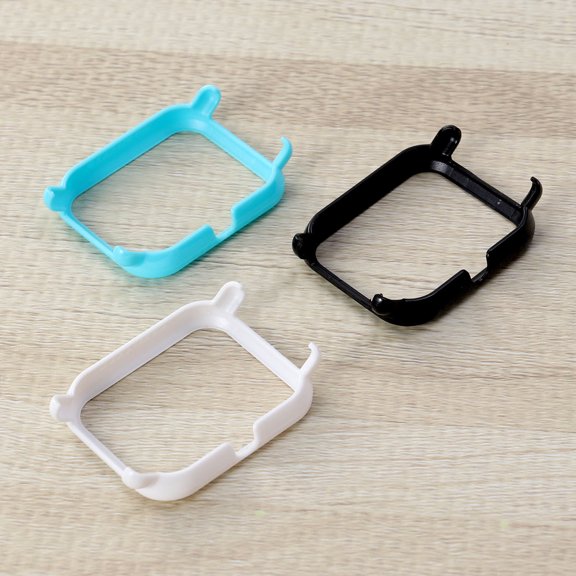 HOOWIFFY 3-Pack Resin Watch Protective Shell Case Full Edge Cover Scratch Resistant