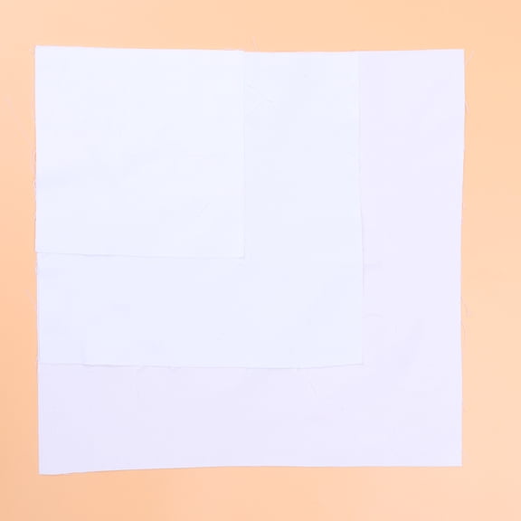 HOOWIFFY 3-Pack White Embroidery Fabric Material for Sewing, Crafting, and Projects