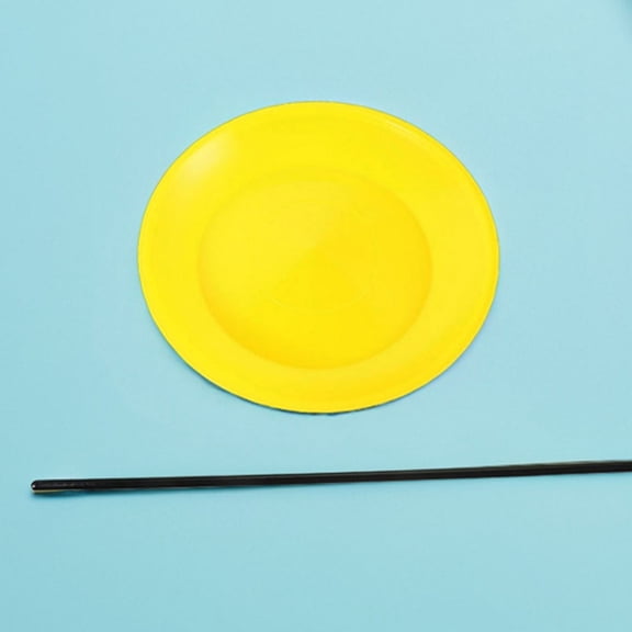 HOOWIFFY 3Pcs Lightweight Juggling Plates with Top Rods for Party and Sports Events