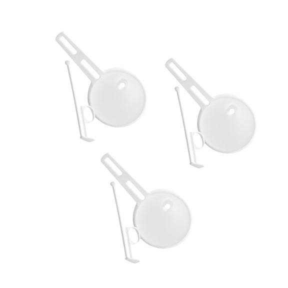 HOOWIFFY 3pcs Funnel Handheld Design Plastic Batter Pouring for Cake Shop Use