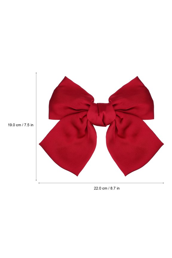Long Tail Bow Headpieces Black 4 Pcs for Women and Girls Party Use