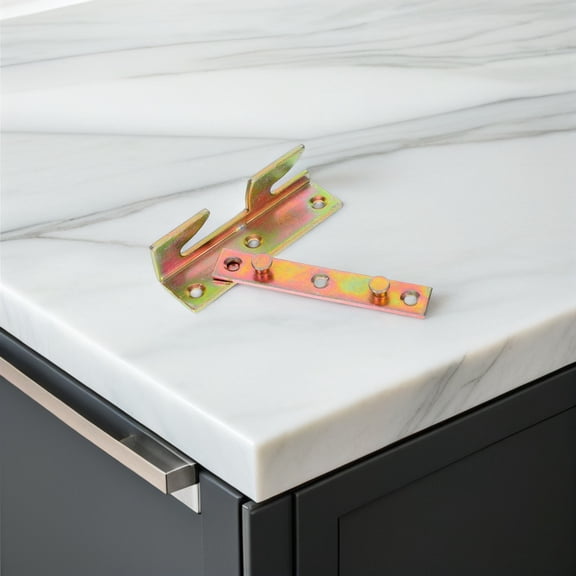 HOOWIFFY Hoowiffy Golden Iron Bed Hinges Invisible Design for Furniture High Strength and Compatibility