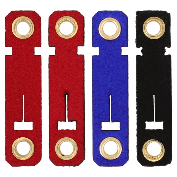 HOOWIFFY Red Parrot Leg Bands Foot 4 Sets Bird Identification Bands