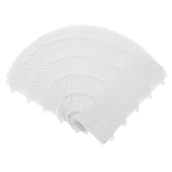 HOOWIFFY 400pcs White Double Sided Adhesive Circles for Crafts, Invitations, Scrapbooking, Projects, and Paper Adhesive Dots