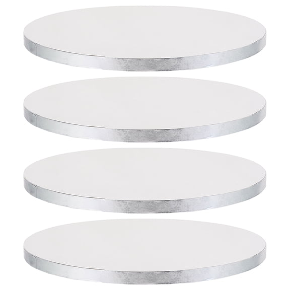 HOOWIFFY 4Pcs Baking Tools Aluminum Foil Cake Moving Board for Restaurant Most Occasions