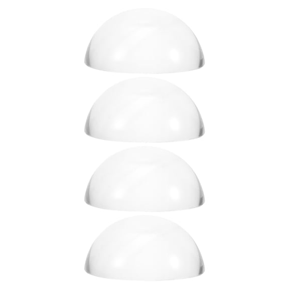 HOOWIFFY 4Pcs Glass Dome Paperweight for Craft Fabric Weights Quilting and Artistic Projects