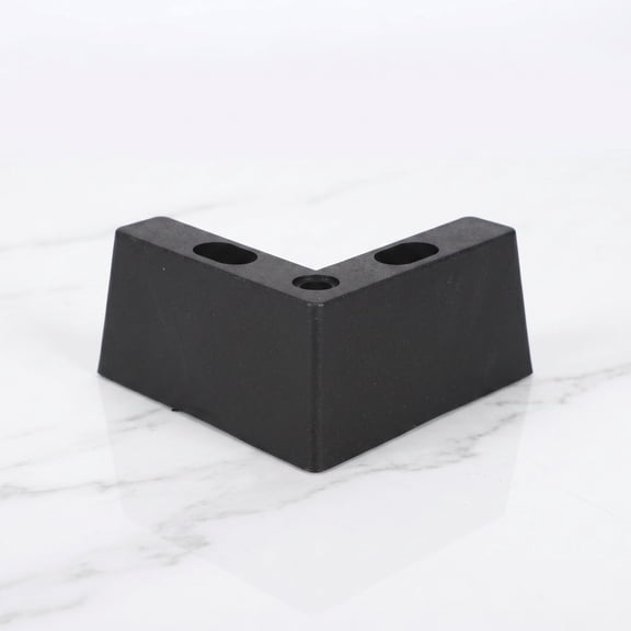HOOWIFFY 4Pcs L Shaped Plastic Furniture Legs for Sofa Couch Cabinet Bedside Table Replacement