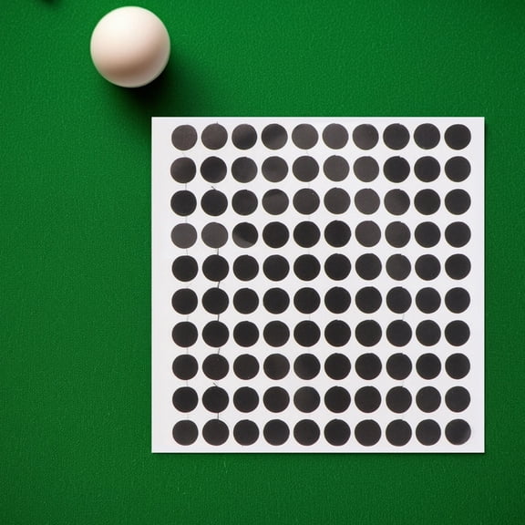 HOOWIFFY Pool Table Markers Black Durable Fabric for Sports Use Accurate Ball Trajectory