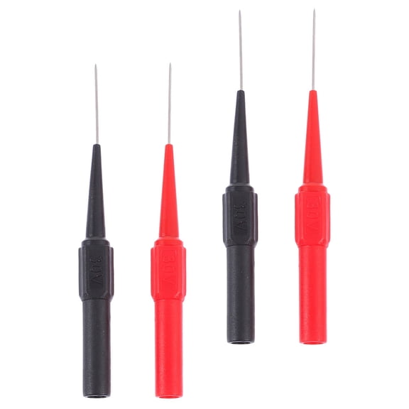 HOOWIFFY 4Pcs Back Probe Set with Ergonomic Handle for Precise Circuit and Wire Testing