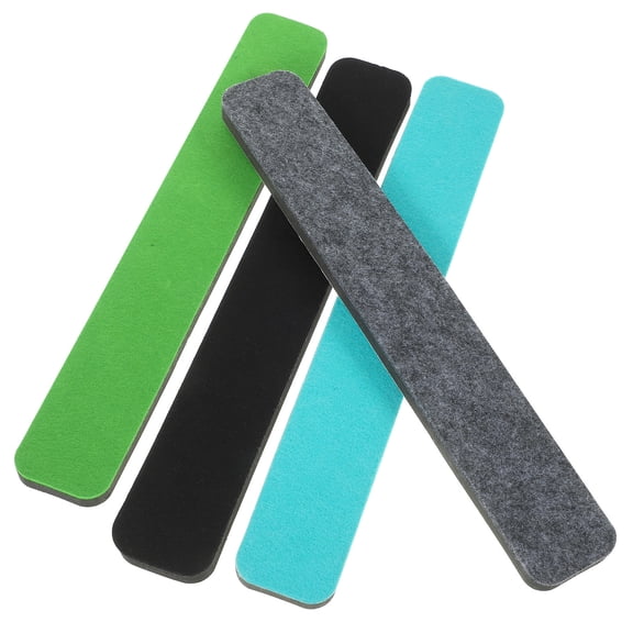 HOOWIFFY 4-Pack Assorted Color Polyester Bulletin Boards for Wall Display, Message Center, Classroom, Office, and Home Use