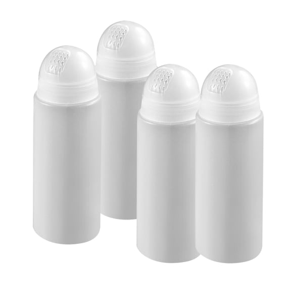 HOOWIFFY 4-Pack Plastic Shaker Bottles for Kitchen Use, Cylinder Style Spice Dispensers and Seasoning Containers