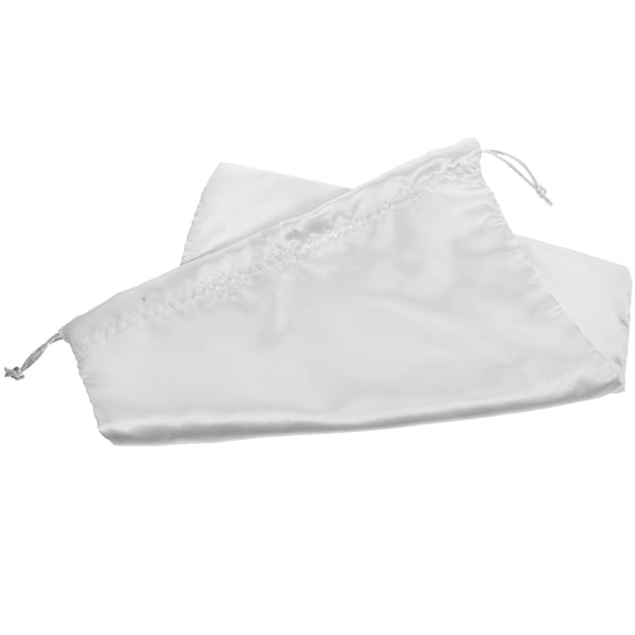 HOOWIFFY Smooth Silk Drawstring Pouches for Travel and Home Storage 4Pcs