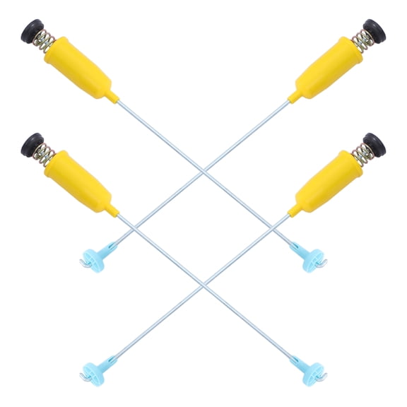 HOOWIFFY 4-Piece Universal Washing Machine Suspension Rod Kit for Home Appliances Replacement Parts