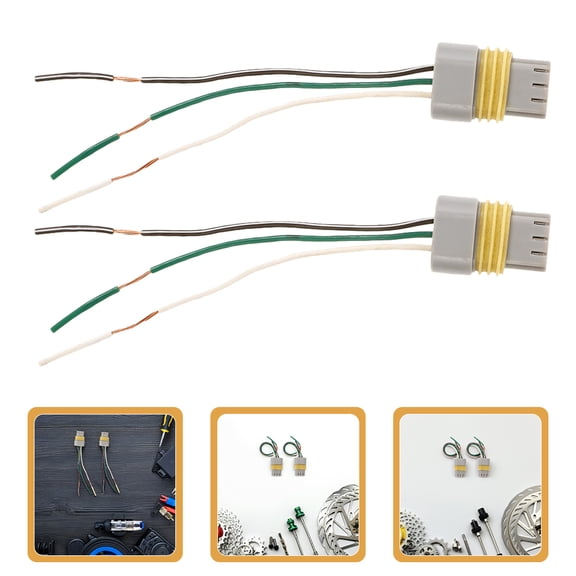 HOOWIFFY 4Pcs Automotive Ignition Coil Connector Plug Harness with Copper Wire for Car Use