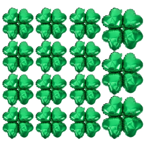 HOOWIFFY 50 Pcs Green Foil Balloons Reusable Party Decorations Festival Supplies