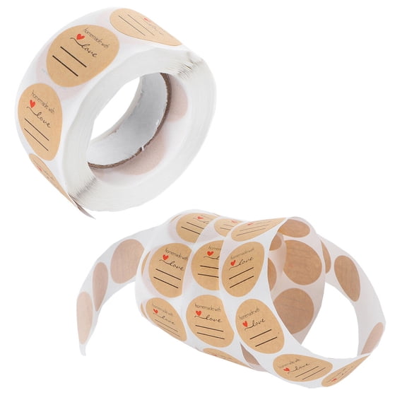 HOOWIFFY 500 Pcs Nice Design Cookie Sticker Adhesive for Bakery Packaging Multi
