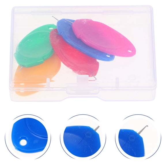 HOOWIFFY 50 Pieces Multi-Color Needle Threaders Sewing Tools for Home and Craft Use