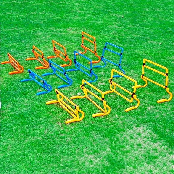 HOOWIFFY Soccer Training Hurdles Set - PP Material, Adjustable Speed and Agility Equipment for Kids and Adults