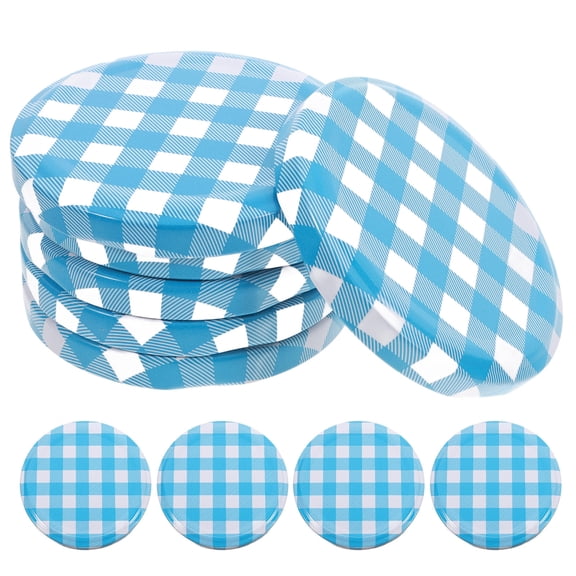 HOOWIFFY Sky- Regular Mouth Canning Lids, Iron, High-Temperature Resistant, Stylish and Design for Preserving