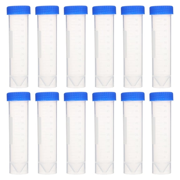 HOOWIFFY 50pcs Plastic Laboratory Tubes for Molecular Biology Sample Storage