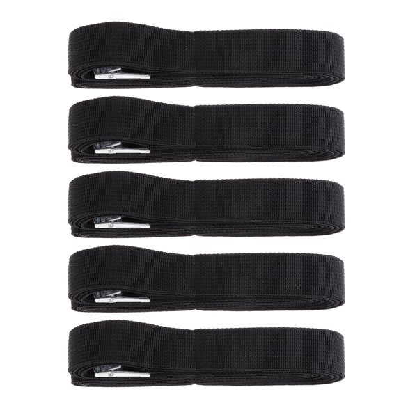 HOOWIFFY 5-Pack Heavy Duty Adjustable Luggage Straps for Secure Cargo Transport and Driver Use